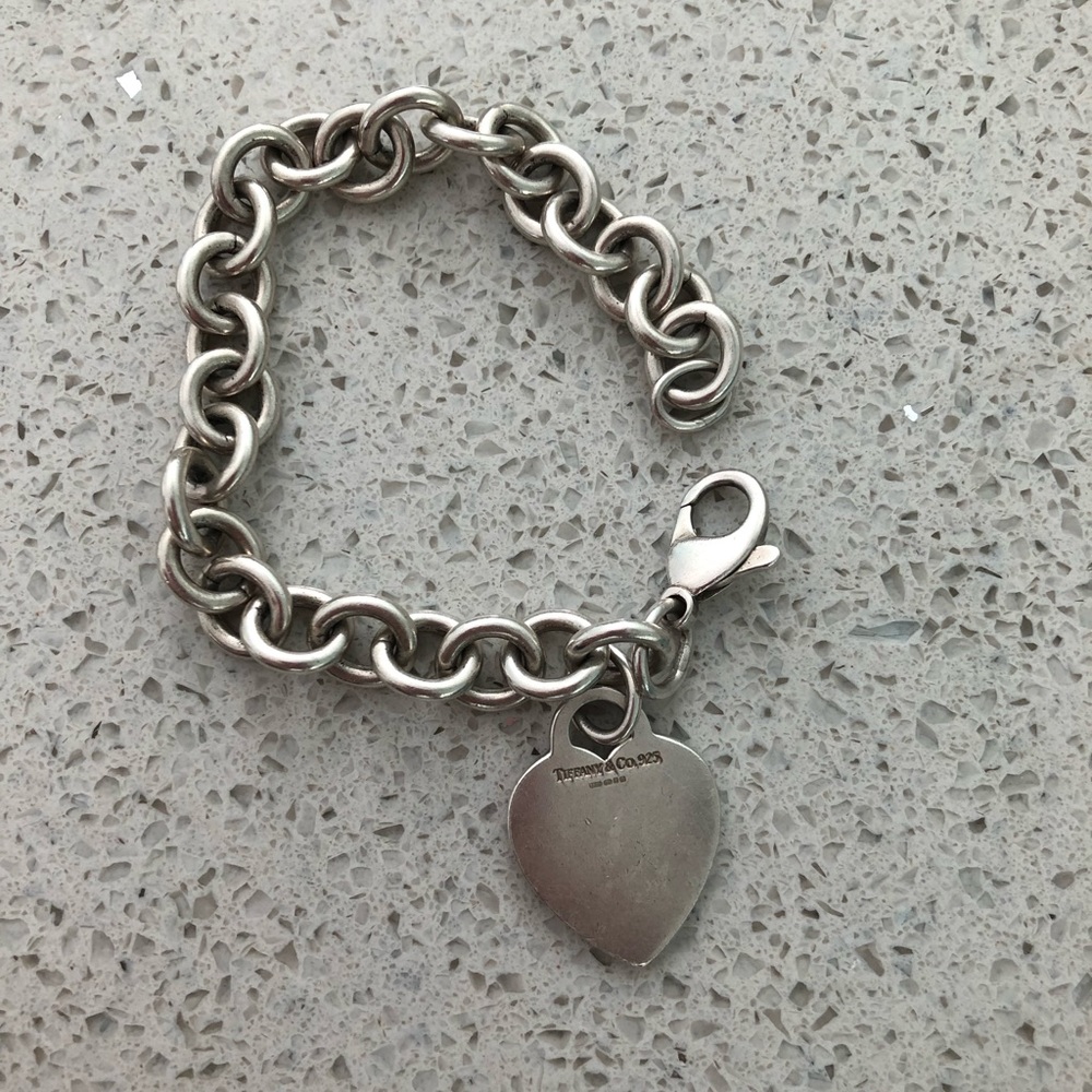Tiffany and co Silver Heart Bracelet
